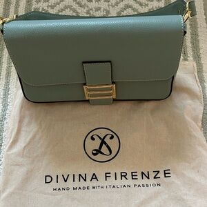NEW / WOT Divina Firenze Pebbled Italian Leather Bag